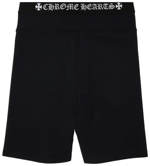 Chrome Hearts Black Biker Shorts