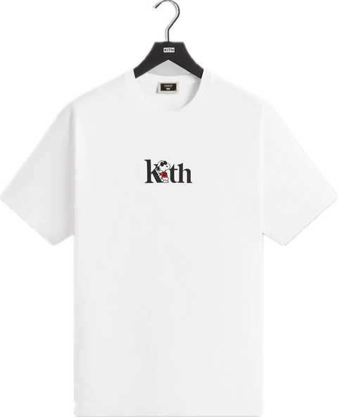 Kith x Peanuts Golf Serif White Tee