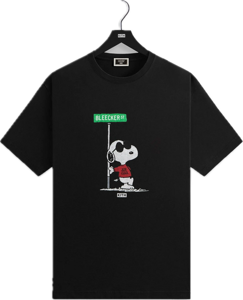 Kith x Peanuts Joe Cool Street Black Tee