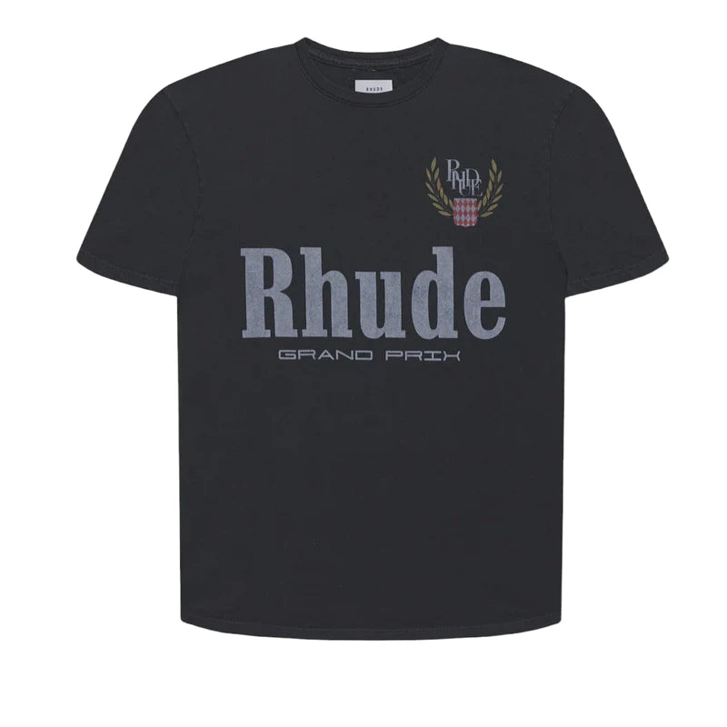 Rhude Grand Prix Black Tee