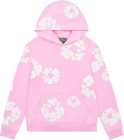 Denim Tears Cotton Wreath Powder Pink Hoodie