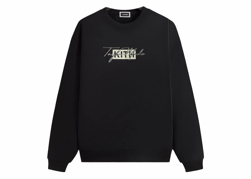 Kith X TAYLORMADE Script Nelson Black Crewneck