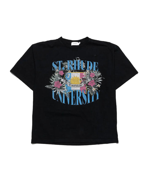 Rhude University Black Tee