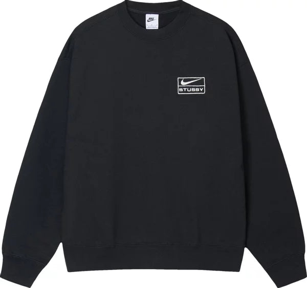 Stussy Nike Black Crewneck