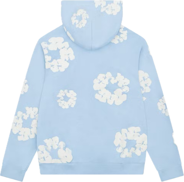 Denim Tears Cotton Wreath Powder Blue Hoodie