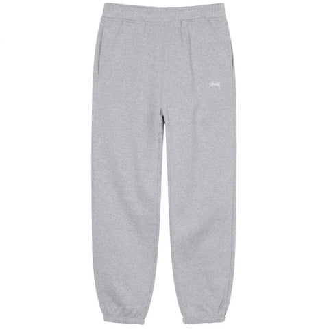 Stussy Stock Logo Heather Grey Sweatpants