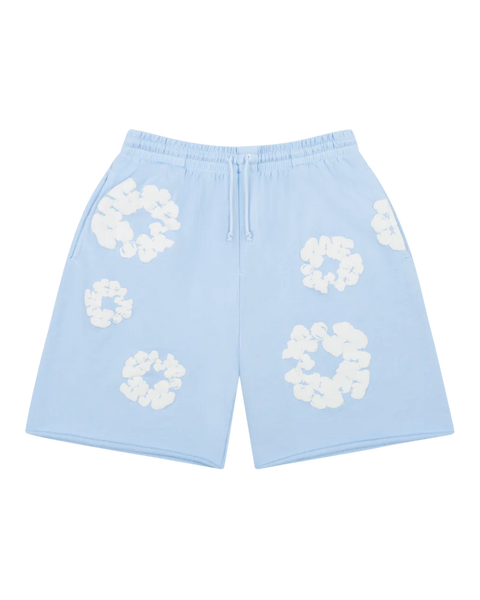 Denim Tears Cotton Wreath Powder Blue Sweatshorts