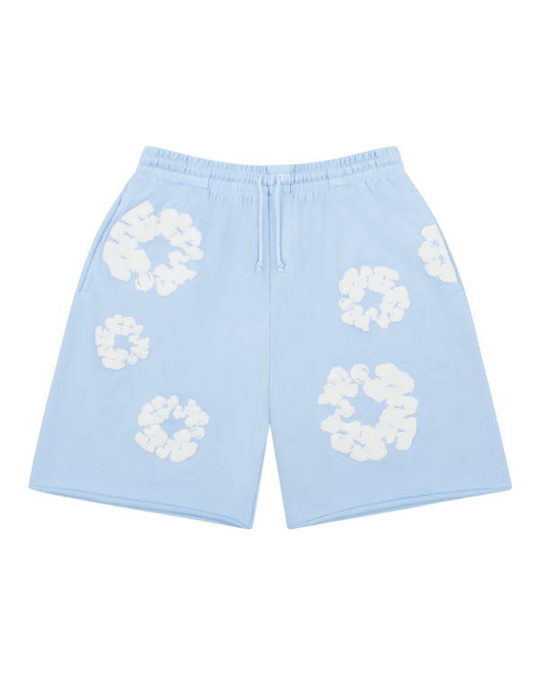 Denim Tears Cotton Wreath Powder Blue Sweatshorts