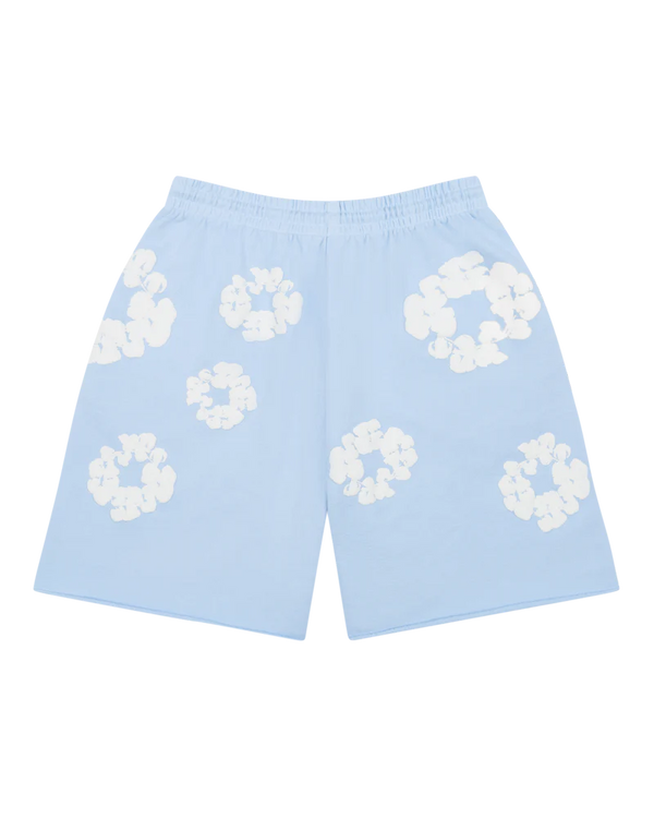 Denim Tears Cotton Wreath Powder Blue Sweatshorts