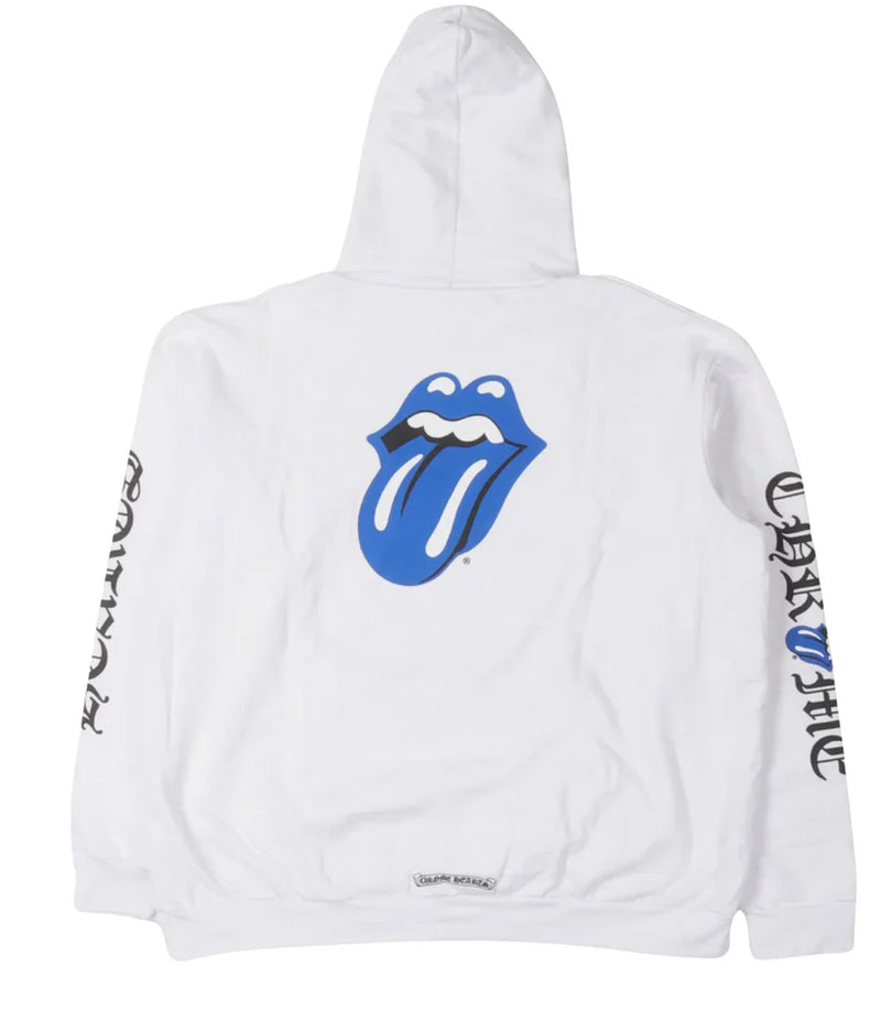 Chrome Hearts Rolling Stones White Hoodie