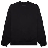 Essentials Jet Black Crewneck