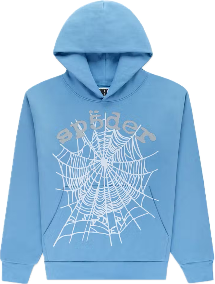 Sp5der OG Web V2 Dusty Blue Hoodie – Courtside Kicks