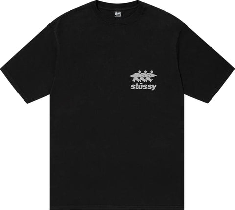 Stussy Surfwalk Black Tee