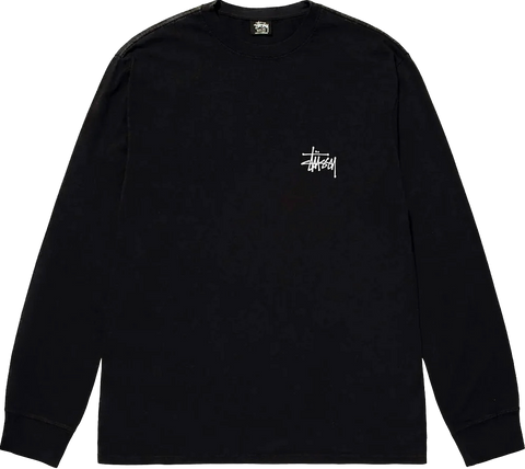 Stussy Basic Black L/S Tee