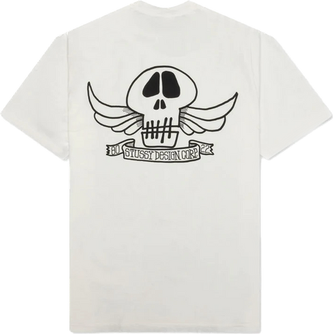 Stussy Skull Wings Natural Tee