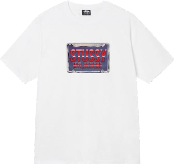 Stussy Plates White Tee