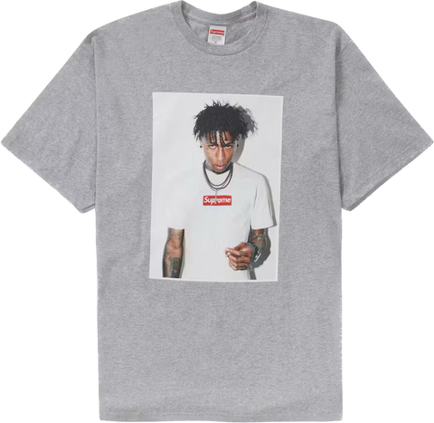 Supreme NBA Youngboy Photo Heather Grey Tee
