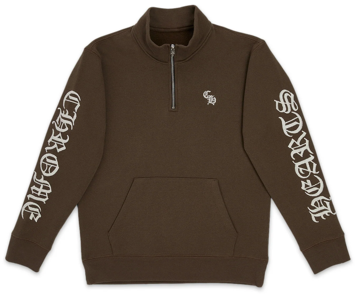 Chrome Hearts Slo Ride Brown Quarter Zip