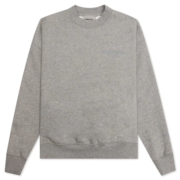 Essentials Kids Dark Oatmeal Crewneck