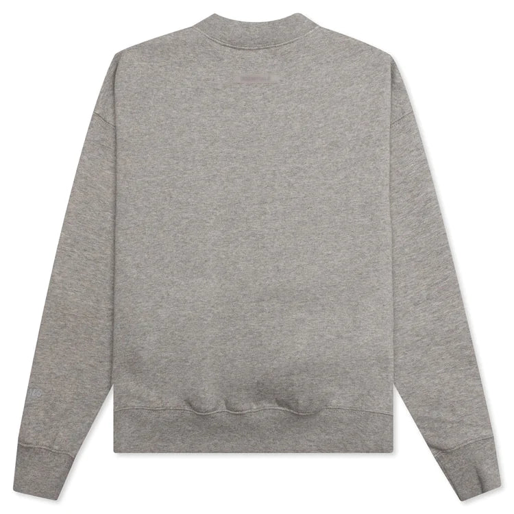 Essentials Kids Dark Oatmeal Crewneck