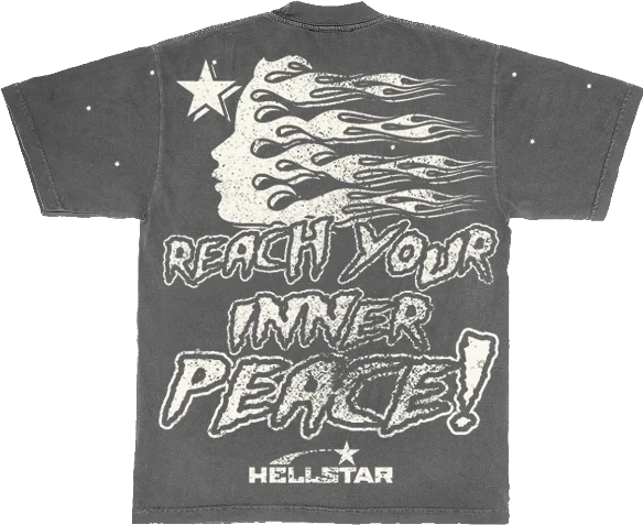 Hellstar Studio Inner Peace Black Tee