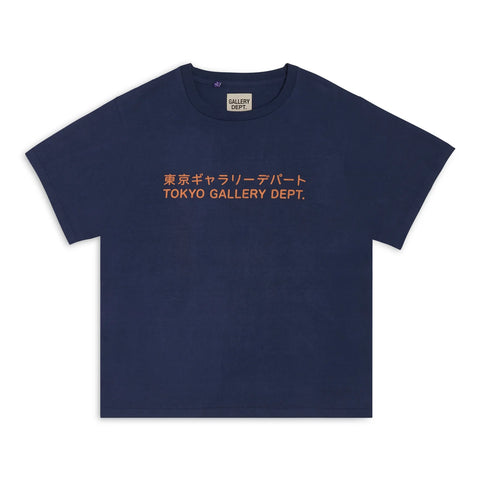 GALLERY DEPT. ネイビー Tシャツ Gallery Dept. Tokyo GD Navy Tee – Courtside Kicks