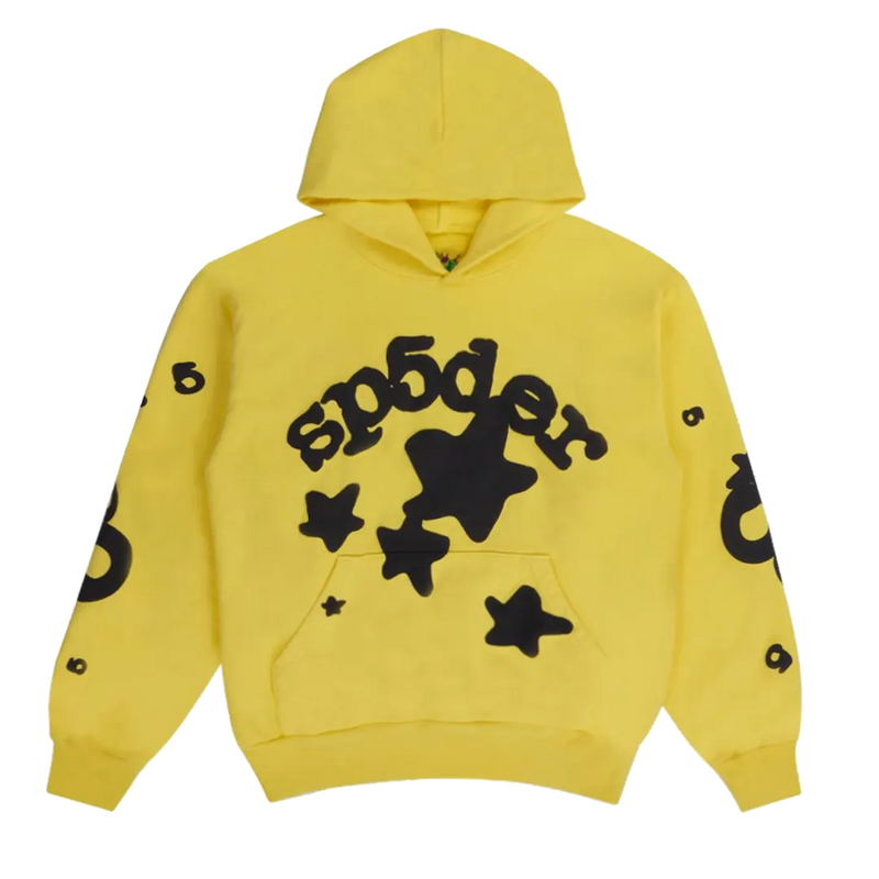 Sp5der Yellow/Black Hoodie