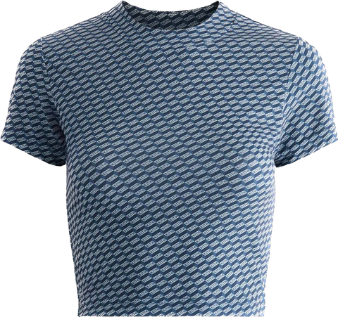 Kith Mulberry Sheer Monogram Serpentine Tee