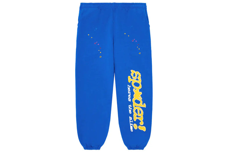 Sp5der TC Blue Sweatpants