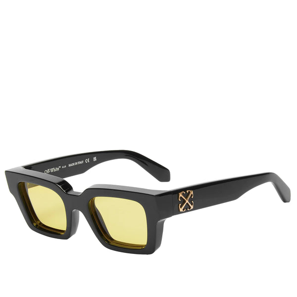 Off-White Virgil Square Frame Black/Yellow Sunglasses
