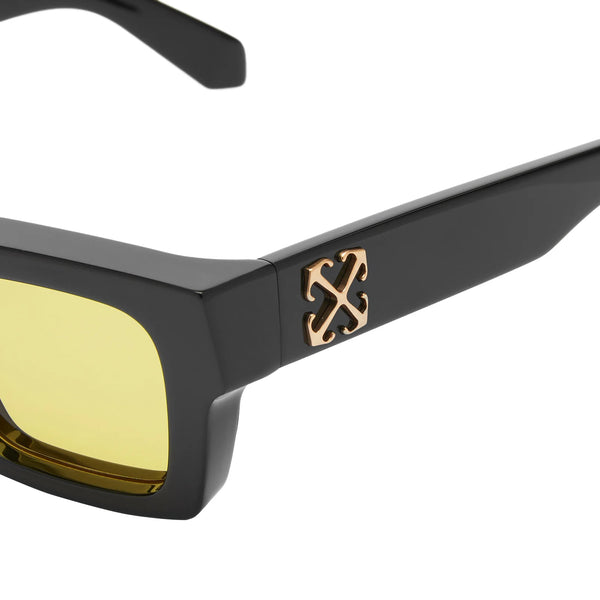 Off-White Virgil Square Frame Black/Yellow Sunglasses