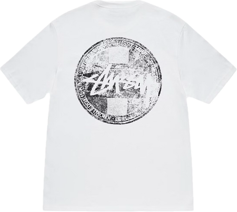 Stussy Dot Stamp White Tee