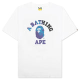 Bape Tie Dye Camo White Tee