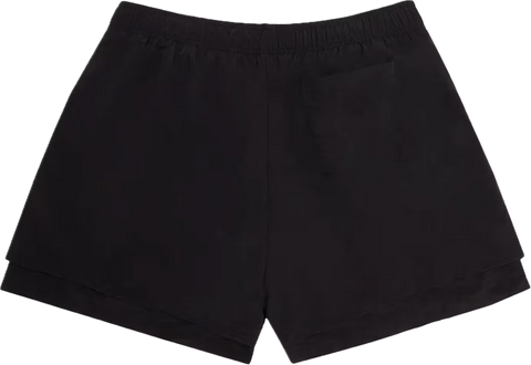 Sp5der Black Double Layer Shorts