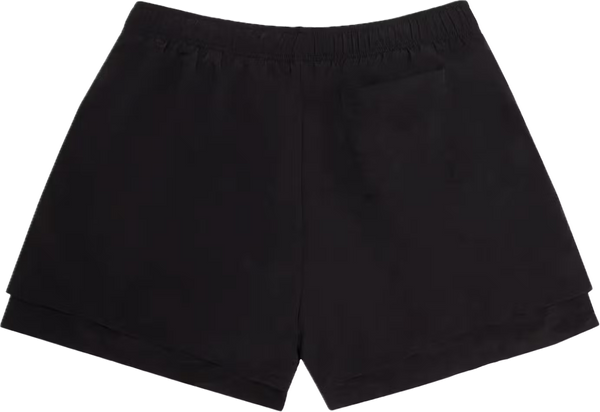 Sp5der Black Double Layer Shorts