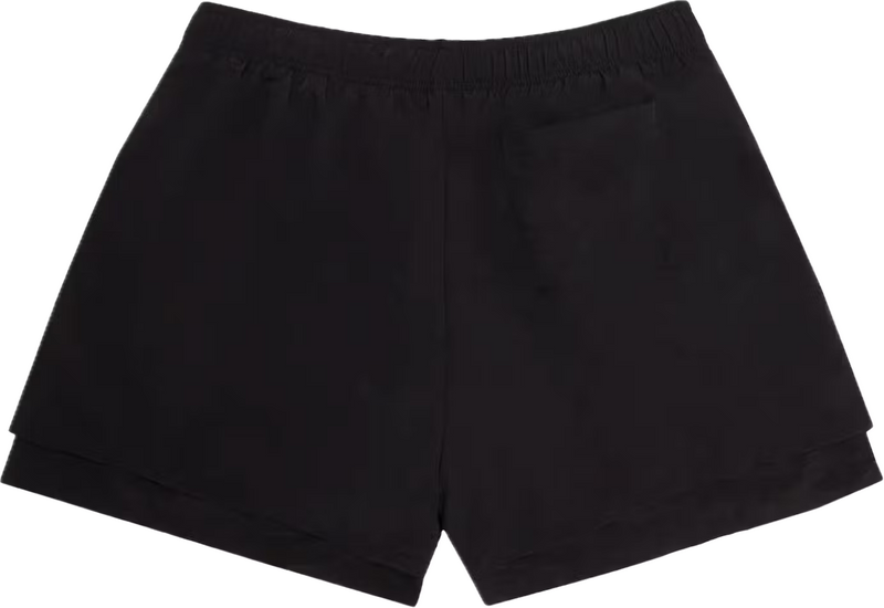 Sp5der Black Double Layer Shorts