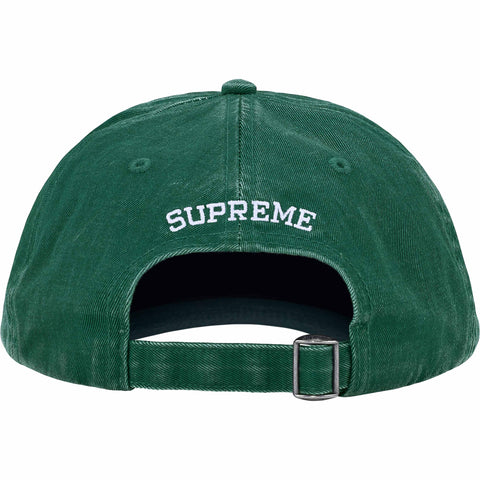 Supreme 6 Panel Washed Green Hat