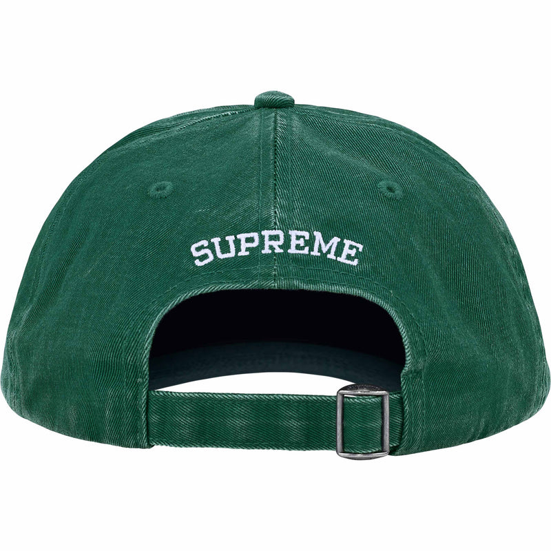 Supreme 6 Panel Washed Green Hat