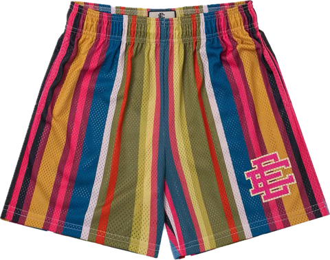 Eric Emanuel Multi Color Pinstripe Shorts