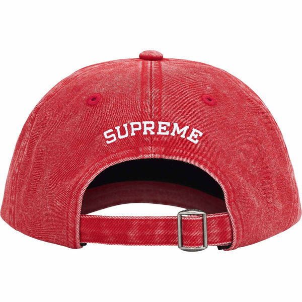 Supreme 6 Panel Washed Red Hat