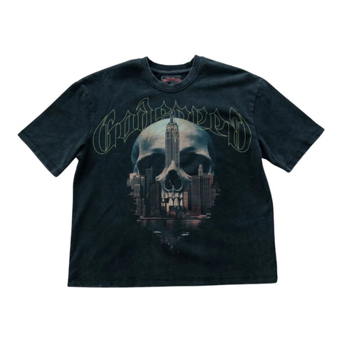 Godspeed Skyline Black Tee