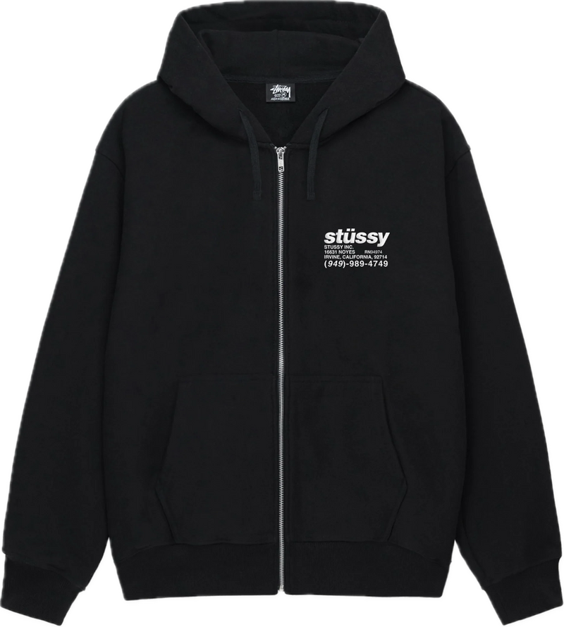 Stussy DNA Black Zip Up