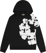 Denim Tears Big Cotton Wreath Black Hoodie