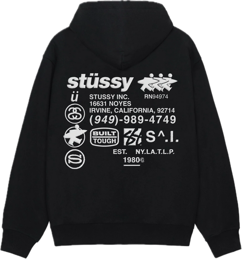 Stussy DNA Black Zip Up