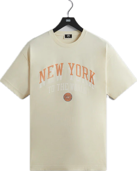 Kith Knicks Ny To The World Sandrift Tee
