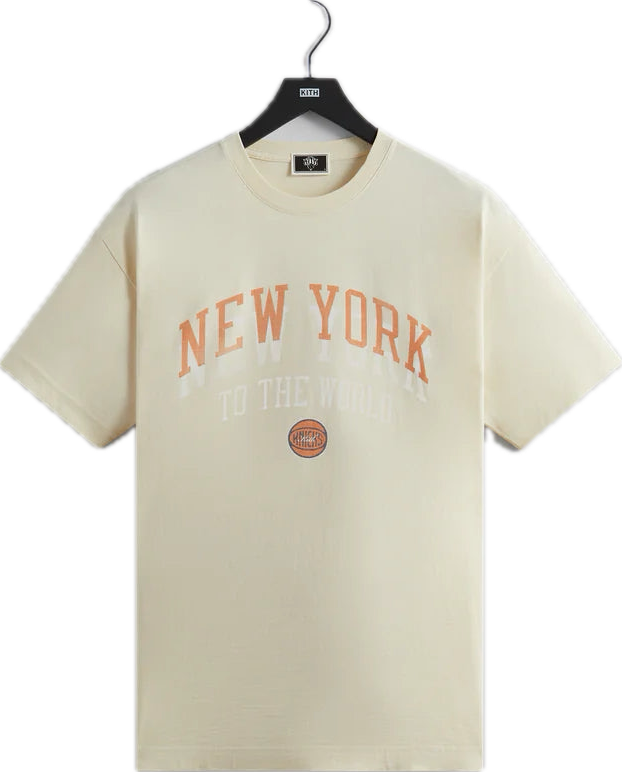 Kith Knicks NY to the World Sandrift Tee