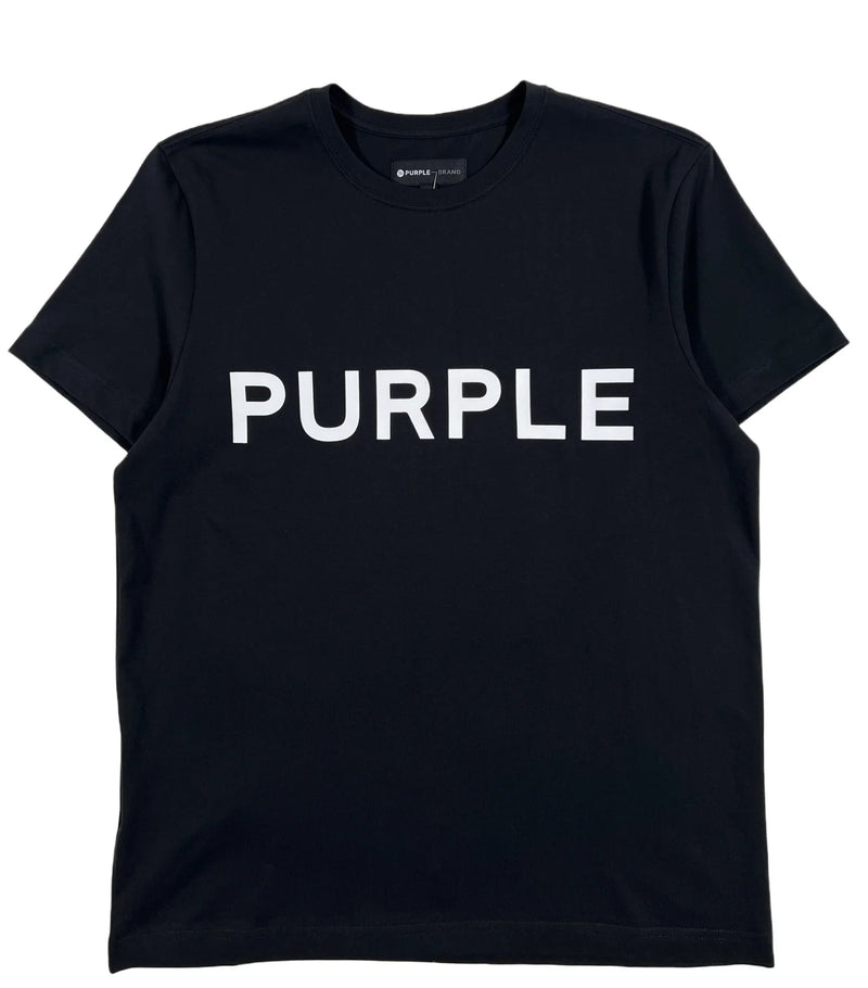 Purple P109 Clean Black Tee