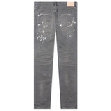 Purple P001 Grey Dirty Destroy Jeans