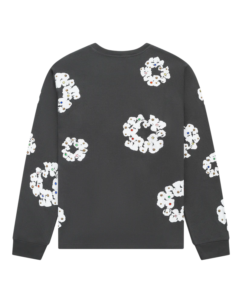 Denim Tears Rhinestone Cotton Wreath Black Thermal