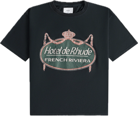 Rhude Riviera Black Tee